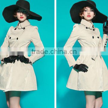 Fashion Ladies Women Winter/autumn Coats, Women Trench Coat belt