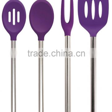 Hot selling kitchen silicone forks and spoons