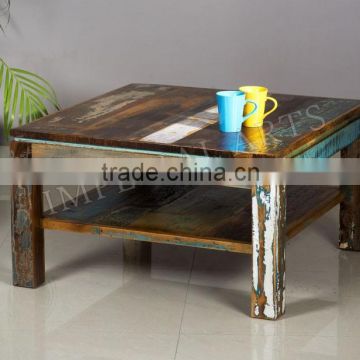 ANTIQUE RECYCLE WOOD COFFEE TABLE, FOR HOME FURNTIURE