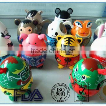 promotional gifts chinese zodiac candy jar wholesale kids toy