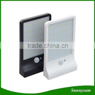 Super Slim Quality All In One chinese garden lamp High Bright Infrared Solar LED Wall Light 36LED