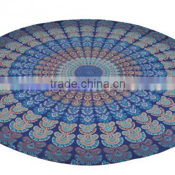 Hippie Indian mandala round tapestry Throw Table Cover 100% Cotton Wholesaler jaipur