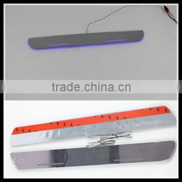 new style led light illuminated door sill plate for mazda 3 axela 2014 led moving door sill scuff plate light strip smd chips