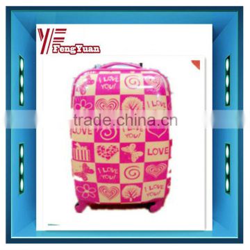 2014 china supplier cheap students new design colorful Kids' luggage