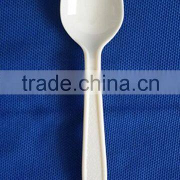 White ps material plastic spoon