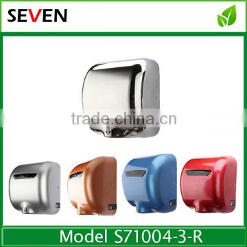 304 Stainless Steel Electric Sensor High Speed Wall Mounted Hotel Bathroom Automatic Hand Dryer