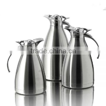 1.0L stainless steel 18/8 double wall vacuum coffee pot