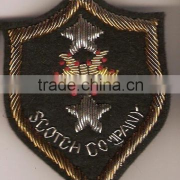 Hand Embroidered Badges , Emblems , Crest , Insignias ,Patches