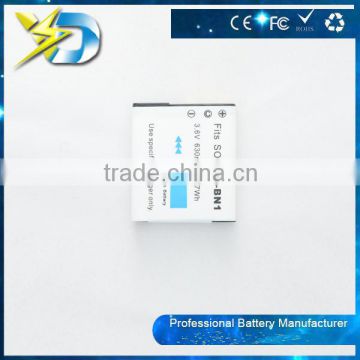 Factory outlet 630mah Digital Camera battery BN1 for NP-BN1 W350 W350D TX7C W320