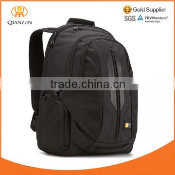 17Inch Black Cheap Canvas Backpack Wholesale