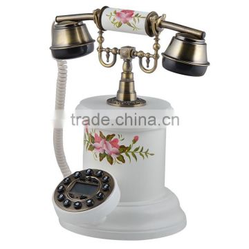 China Antique Decorative Corded Telephone With Caller Id