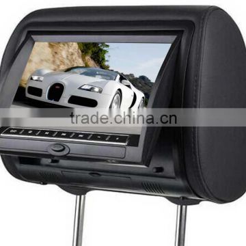 Universal Car Use 7" inch Headrest DVD Player Support SD/MMC Readable Card