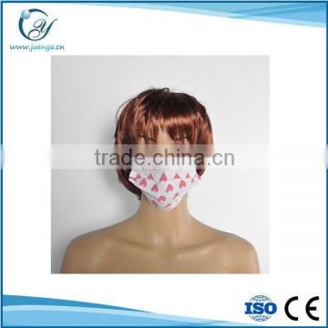 diaposable nonwoven printed face mask
