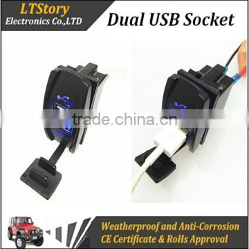Hot Sale Carling Mounting Dual USB Socket