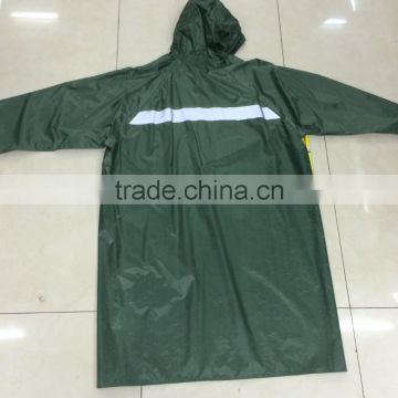 Adult 100% PVC Motorcycle Raincoat Fabric with Customer' S Logo