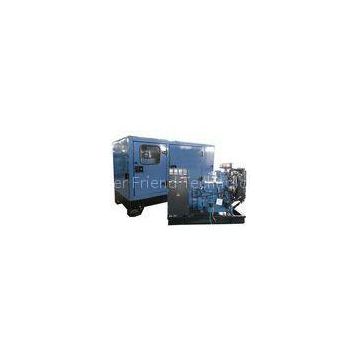 Electric start diesel Silent Generator Set 50kva blue color with Lovol motor