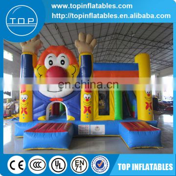Interesting inflatable castle game inflatable clown combo for sale
