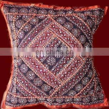 Sequins Patches Cushion Cover