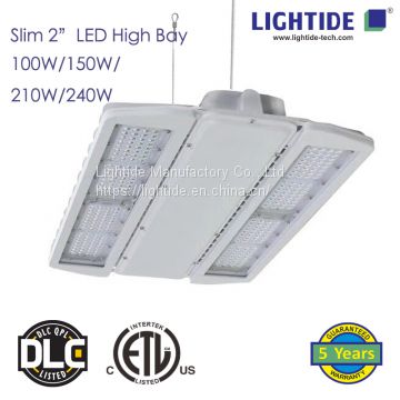 Lightide Slim 2″ LED High Bay Lights, CREE LED 240W, 100-277vac, 7 yrs Warranty