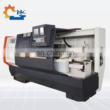 Small cnc lathe price Turning lathe machine CK6163 FANUC system flat bed lathe