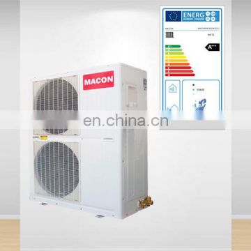 Home heating system evi DC inverter heat pump air to water