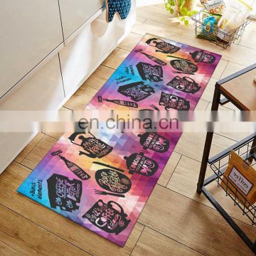 Household manufacturers custom printed kitchen fancy door mat