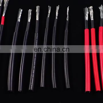 high quality 6mm2 solar panel cable with solar connector