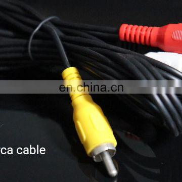 High quality multi-category 3RCA to 3RCA male to male car audio rca cable