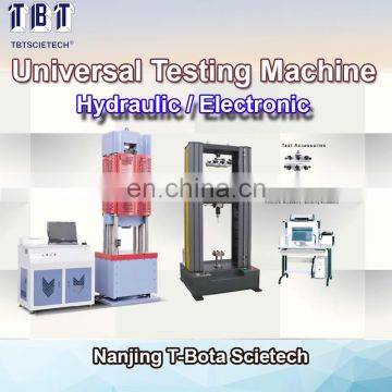 TBTWDW-100T ASTM D3039 200KN computer control universal pull strength testing machine with hydraulic clamp