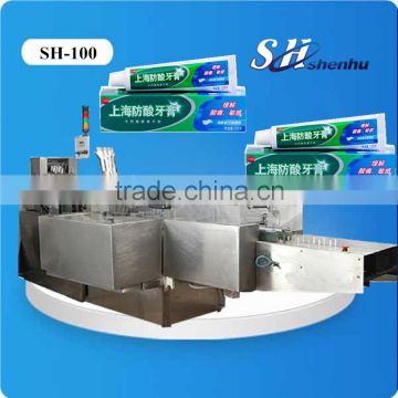 Shenhu Automatic toothpaste box packing machine (made in China)