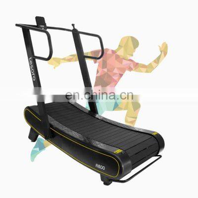 Innovative curve treadmill for sale woodway running machine new design motorless  exercise equipment from China