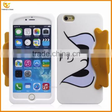 new products cute duck silicone case for iphone 6