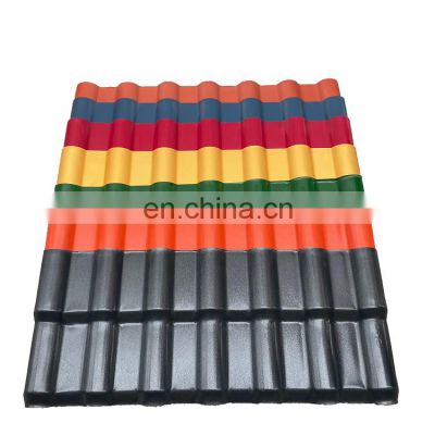 Chinese Economic ASA PVC Plastic Roofing Tile Building Materials Corrugated Sheet Colombia Roof Tiles