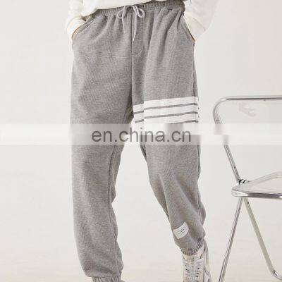 2022 high quality winter fitness plain boy's fabric gym joggers trousers for men