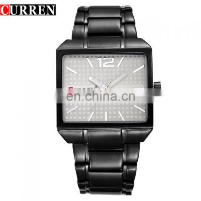 CURREN 8132 Sports Watches Quartz Analog Man Business Quality All Steel Watch 3 ATM Waterproof Watch