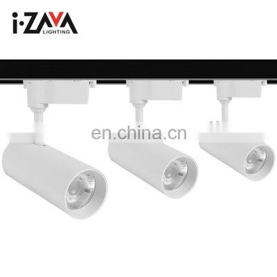 Popular Modern Shop Office Surface Mounted Aluminum Cob 15 25 38 Watt Led Track Lights