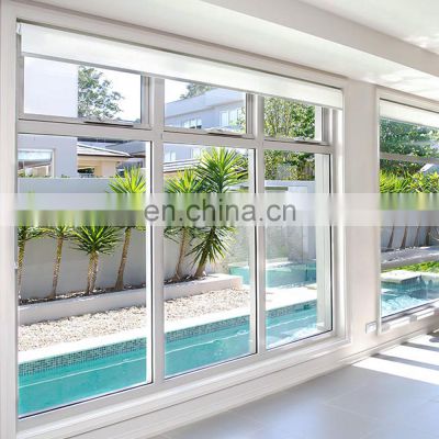 USA standard  glass windows  and 40dB Soundproof Aluminum material cheap casement windows