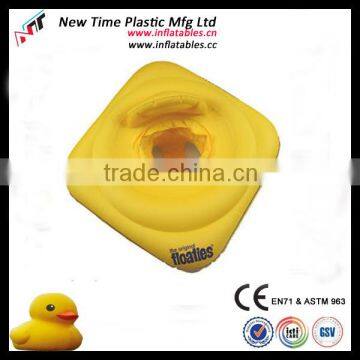 pvc inflatable water floating seat for child