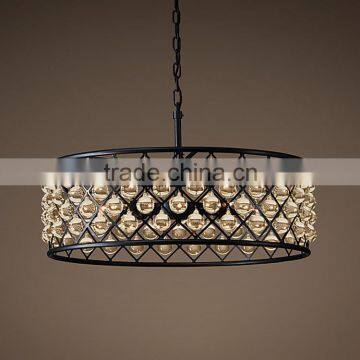 Interior Decoration Suspension Light Fixture Crystal Chandelier Lampara Lighting Hanging Lamps for Dining Living Room CZ2522/8