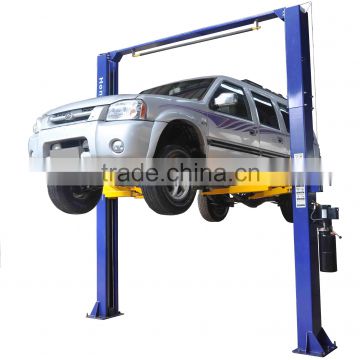 MEB06 two post manual lock release gate type lift