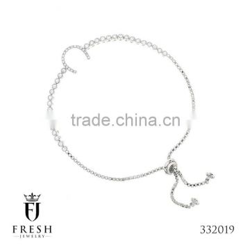 Fashion 925 Sterling Silver Bracelet - 332019 , Wholesale Silver Jewellery, Silver Jewellery Manufacturer, CZ Cubic Zircon AAA