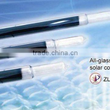 all glass double vacuum heat pipe for solar collector