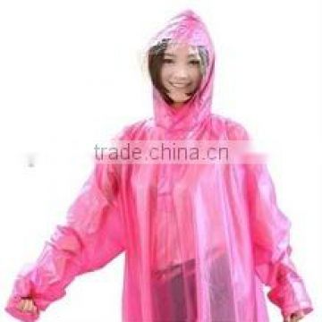 factory direct sale /OEM wholesale pe adult raincoat