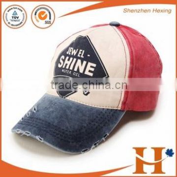 Custom 3d puff embroidery wash cap hat with factory low price                        
                                                                                Supplier's Choice