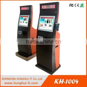 Automatic Magetic Card Reader Kiosk / Cinema Ticket Vending Machine With Card Reader