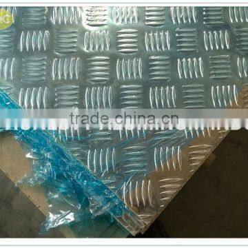 5000series aluminum chequered sheet for bus floor
