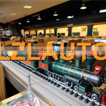 Train sushi conveyor system