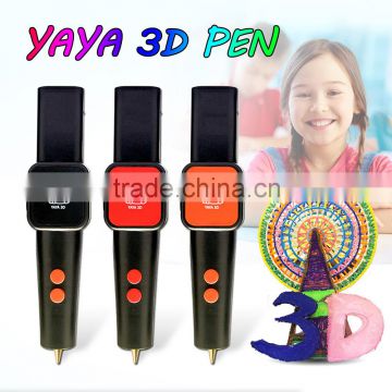 dewang yaya 3d pen drawing in the air,myriwell3d printer pen good toys