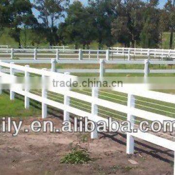 PVC horse fence