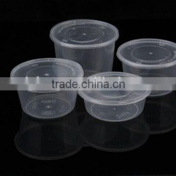 BPA free disposable transparent microwave PP food container